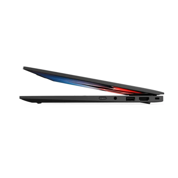 ThinkPad X1 Carbon Gen 12 Laptop Showing Side Ports and Connectors