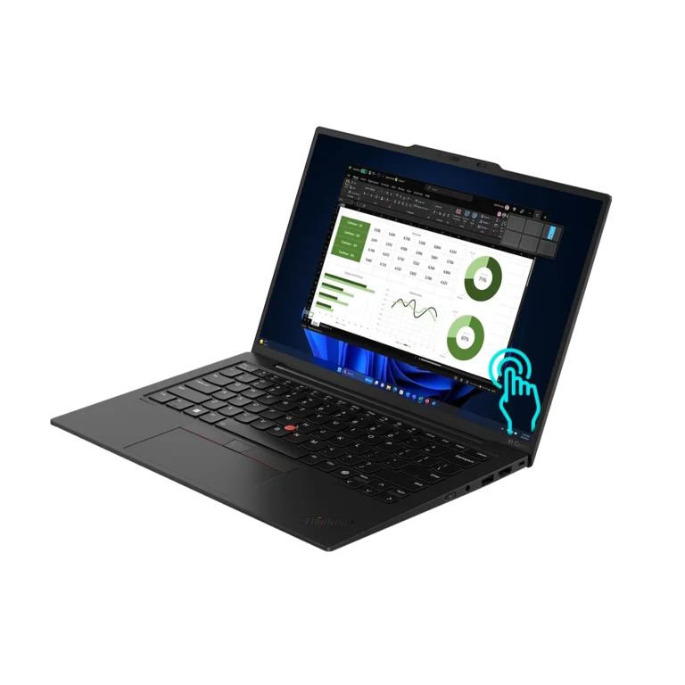 Lenovo ThinkPad X1 Carbon Gen 12 Laptop, Intel Core Ultra 7 155U, 32GB DDR5 RAM, 512GB SSD, Windows 11 Pro, 14-Inch WUXGA IPS Touch Screen