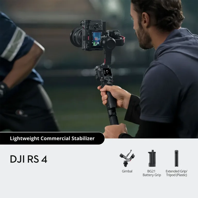 RS4 Gimbal Stabilizer Commercial View