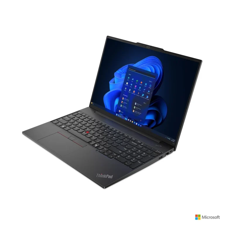 Side Display view of ThinkPad E16 Gen 2 Laptop