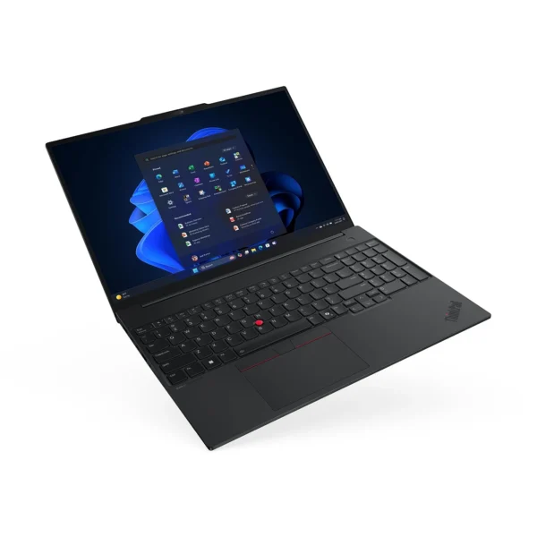 The Black ThinkPad E16 Gen 3 Back View