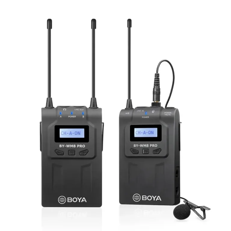 BOYA UHF Dual Channel Wireless Microphone BY-WM8 Pro-K